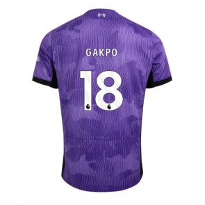 Maillot de foot Liverpool Cody Gakpo #18 Troisième 2023-24 Manches Courte